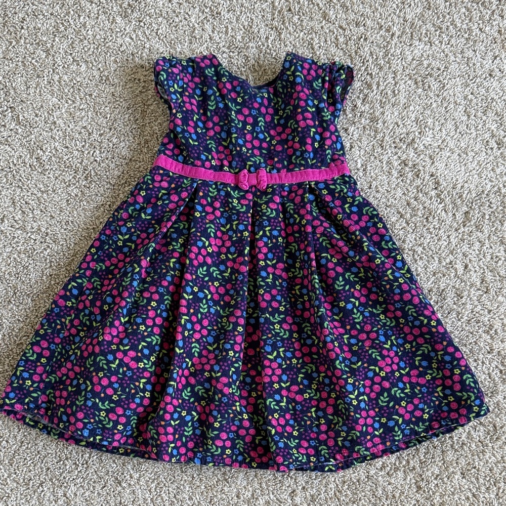 JoJo Maman Bebe floral cord Dress